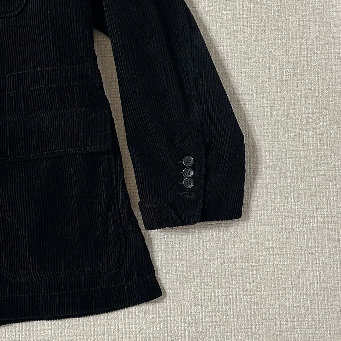 엔지니어드 가먼츠 리퍼 더블 자켓 (블랙 코듀로이) 상품이미지3