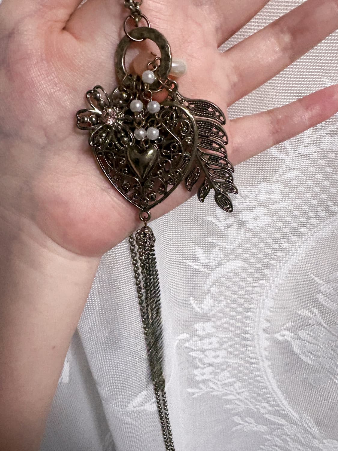 오리엔탈 대장 ….. 💖💖 하트 멀티참 목걸이 (레테구매) 갸루? 상품이미지1