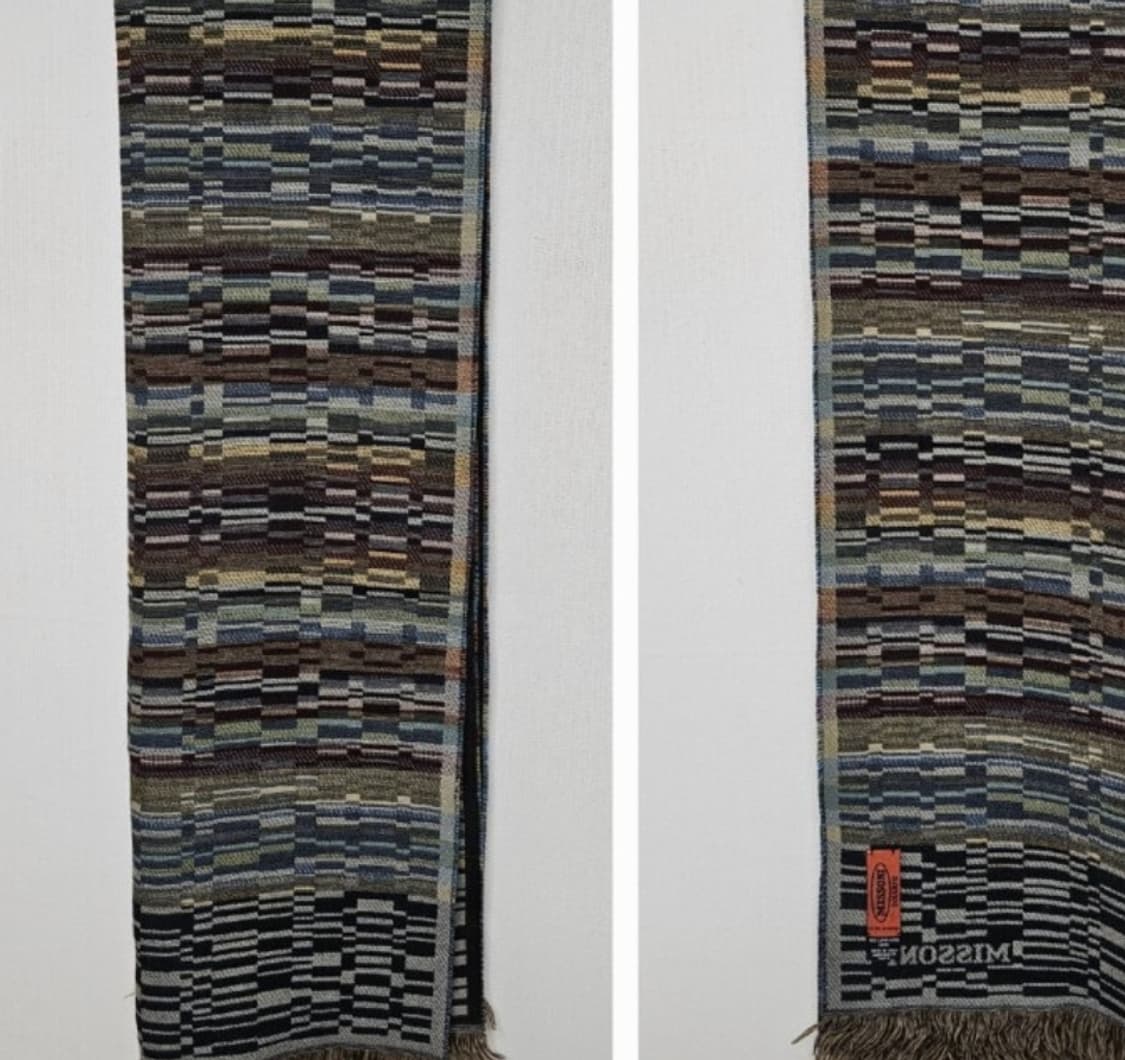 명품 미쏘니(정품)지적이고 품격을 지닌 멋진남성 최고가의 머플러 목도리  상품이미지1