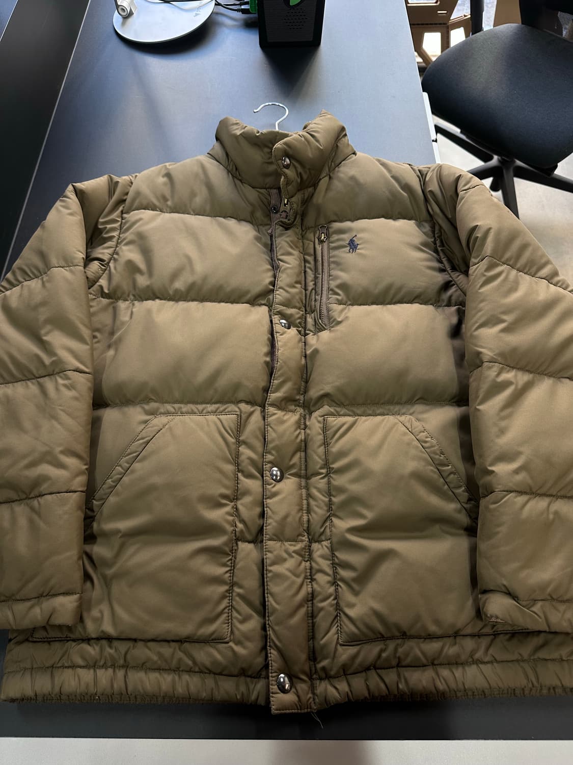 폴로랄프로렌 포니 덕다운 패딩 브라운 상품이미지4