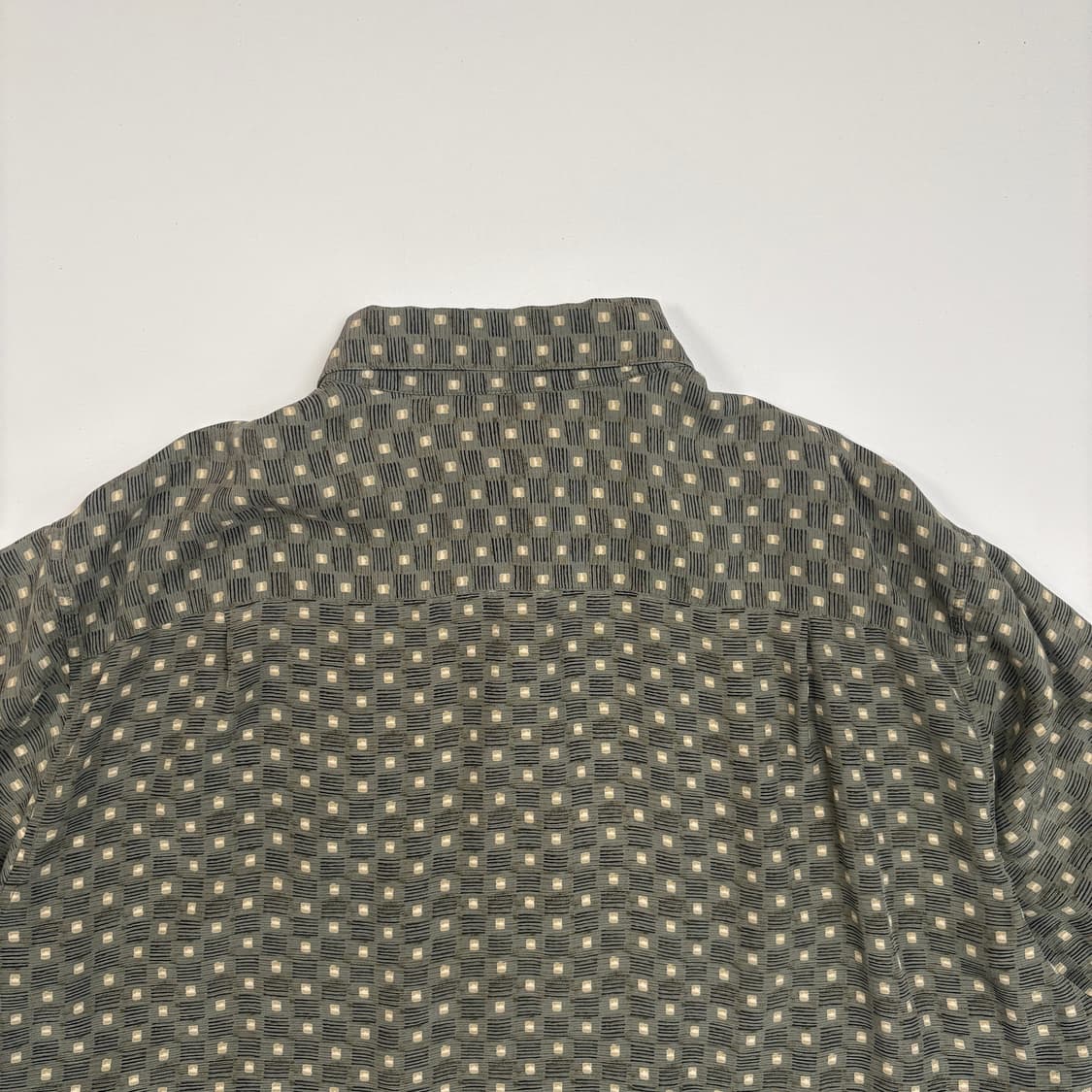 [L] CLAIBORNE Silk pattern half-shirt 상품이미지7