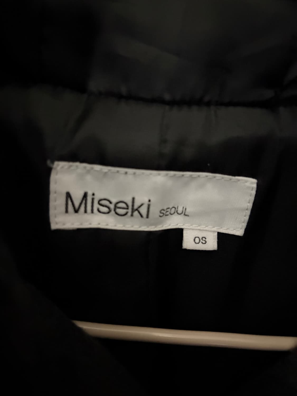 미세키서울 후디 롱 더플코트 차콜 상품이미지4