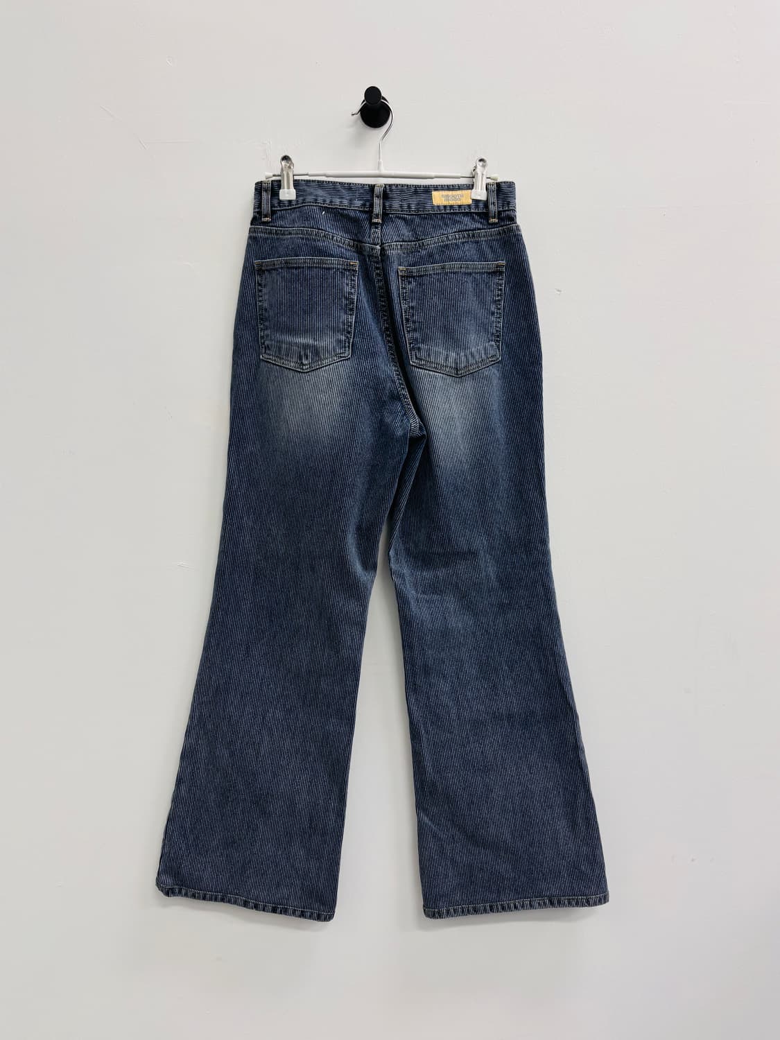 스무스무드(Smoothmood) 스트라이프 워싱 데님 부츠컷 상품이미지5