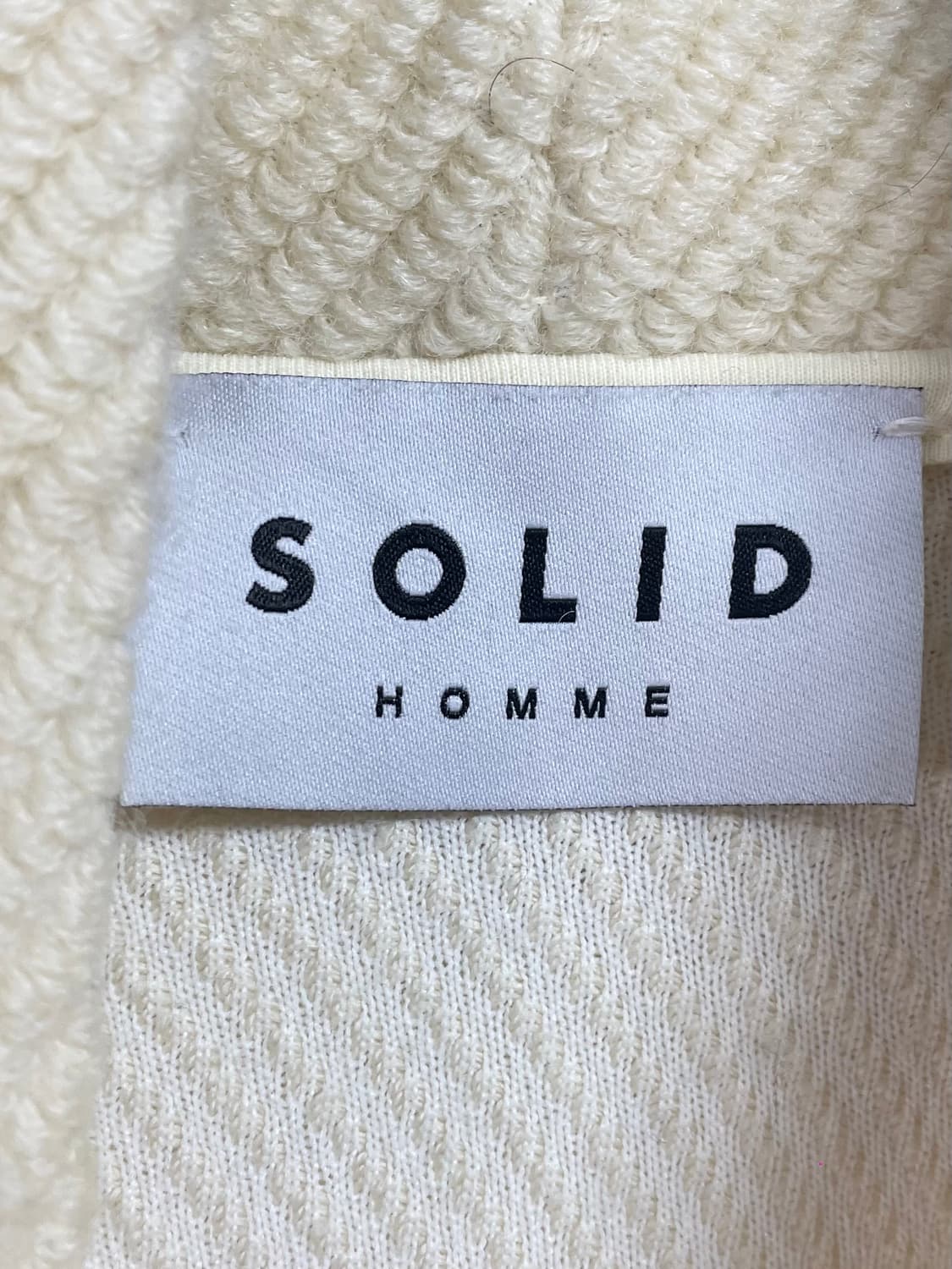 솔리드옴므 크림아이보리 후디 니트 스웨터 (on.171) 상품이미지7