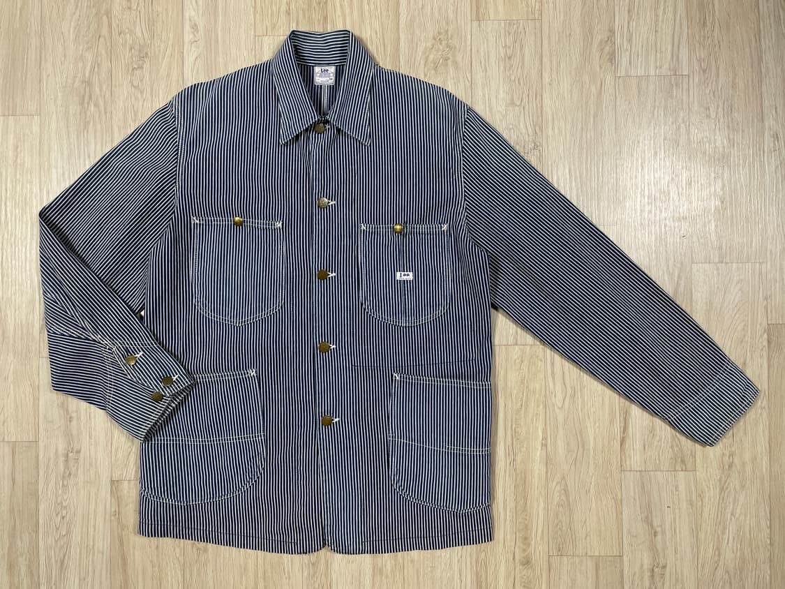 100) RRL동일모델 40's 복각 Lee 재팬 91-J 히코리 커버올 상품이미지1