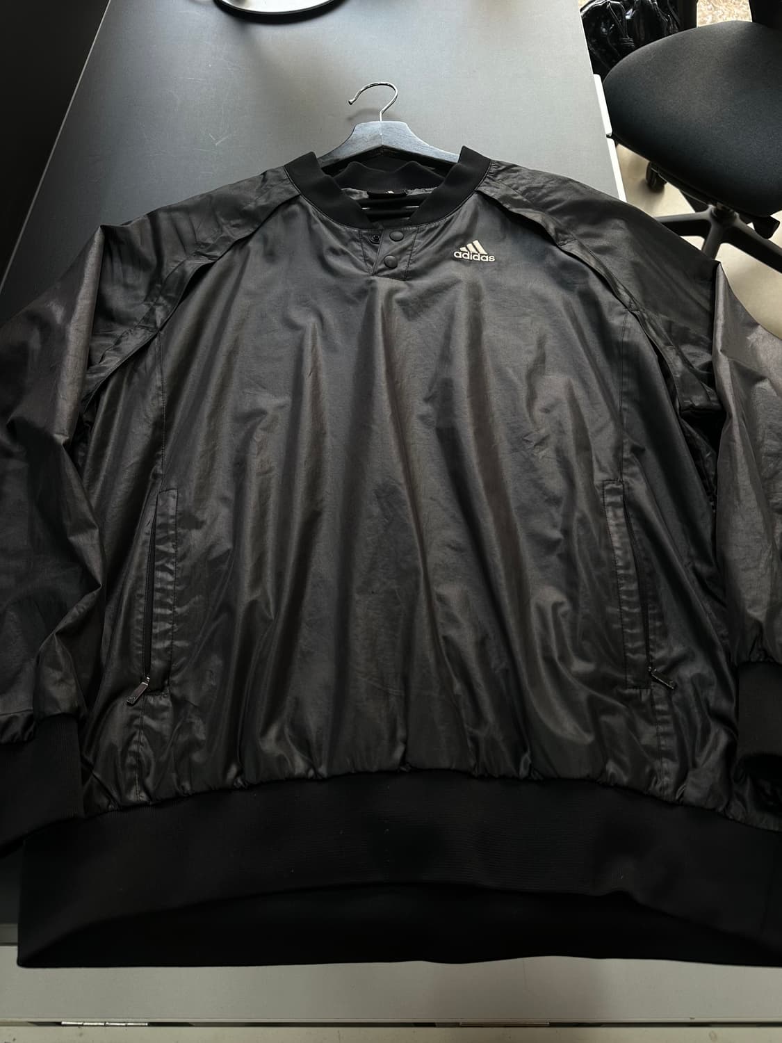 아디다스 나일론 딥블랙 웜업 상품이미지4