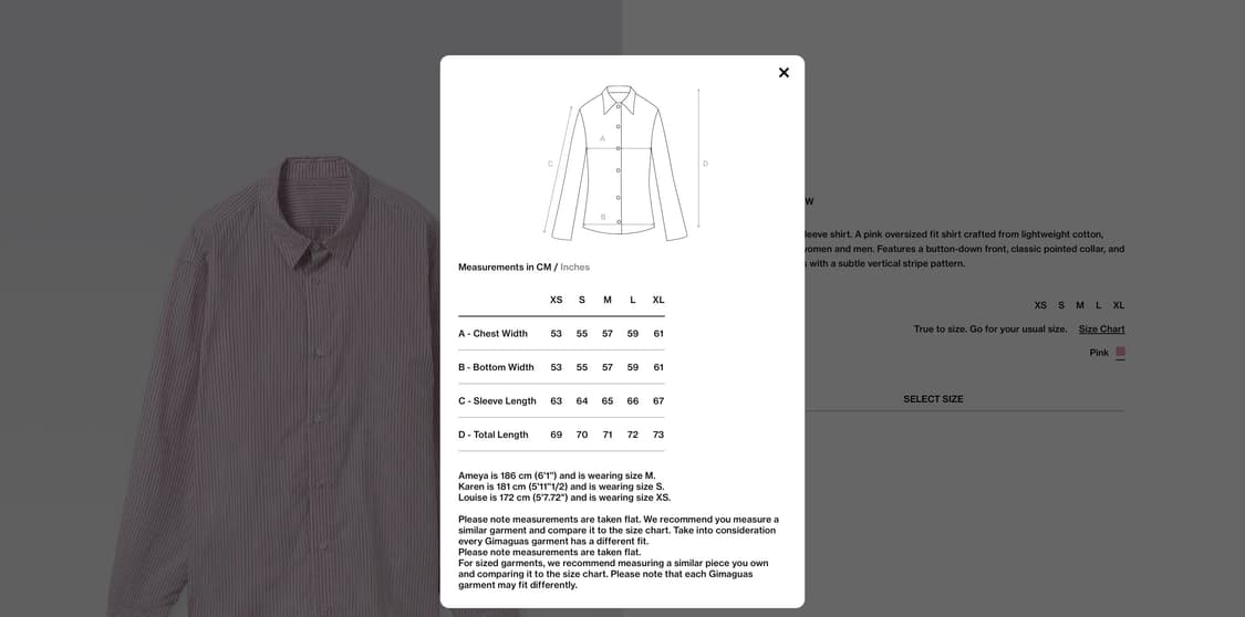 [체감 100-105] 기마구아스 suli ls shirt M사이즈 상품이미지5