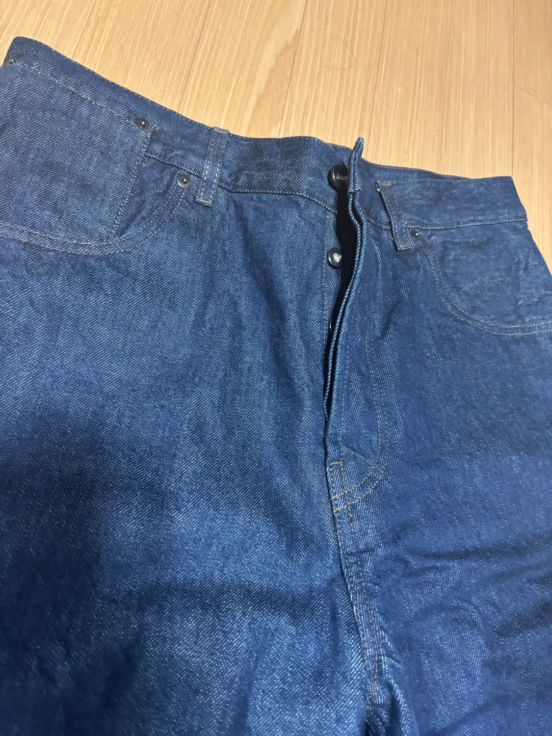 [32]자크뮈스 리버스 스냅 데님 팬츠 상품이미지3