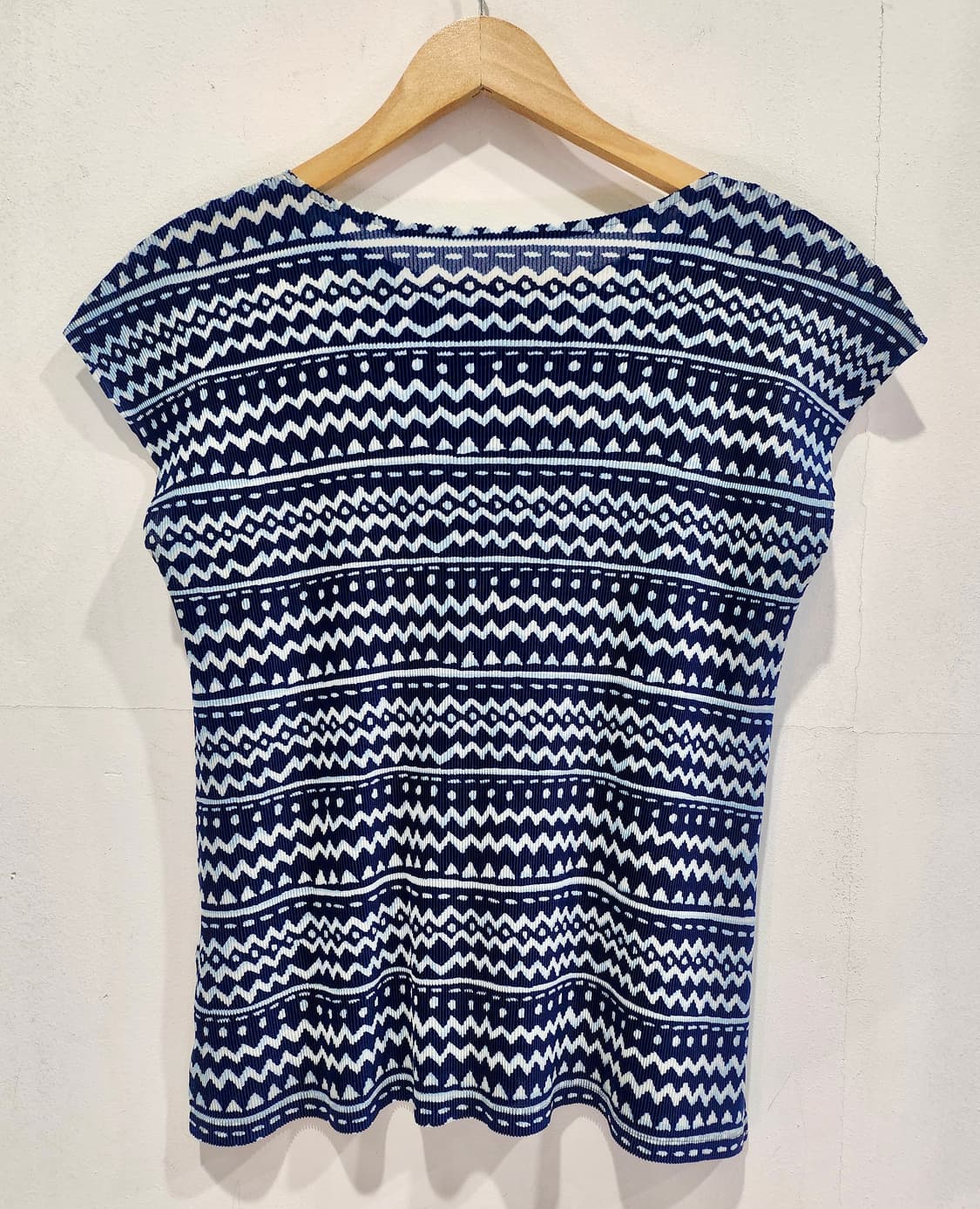 이세이 미야케 플리츠플리즈 패턴 반팔 3 사이즈 정품 상품이미지2