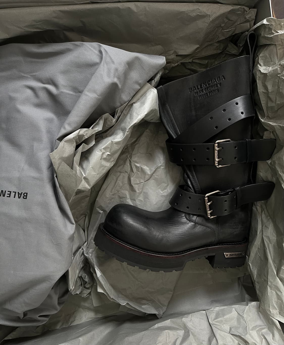 (Size:42)발렌시아가 베놈 부츠 하이 상품이미지1
