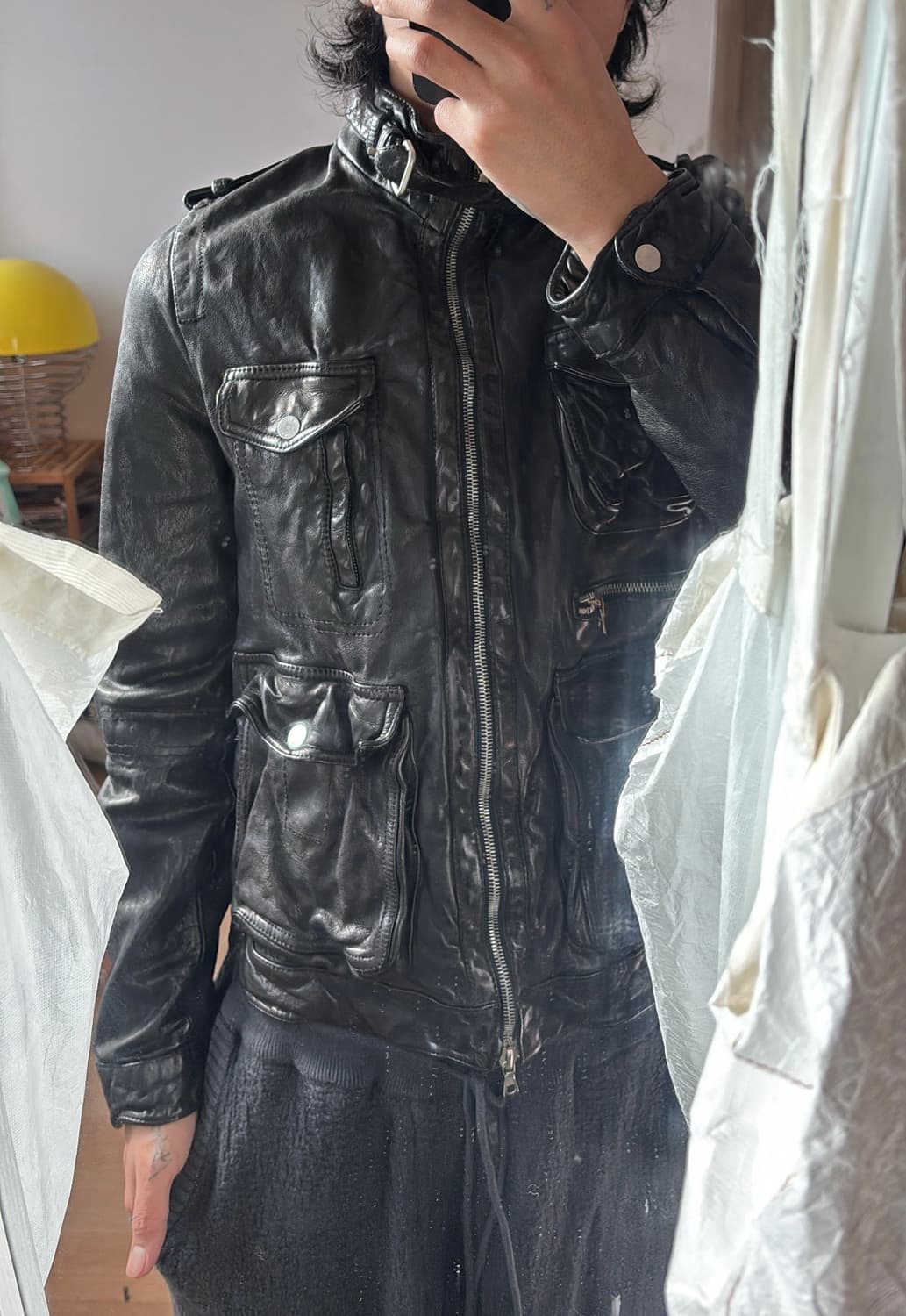 'Orlando' Buffalo Leather Jacket 상품이미지6