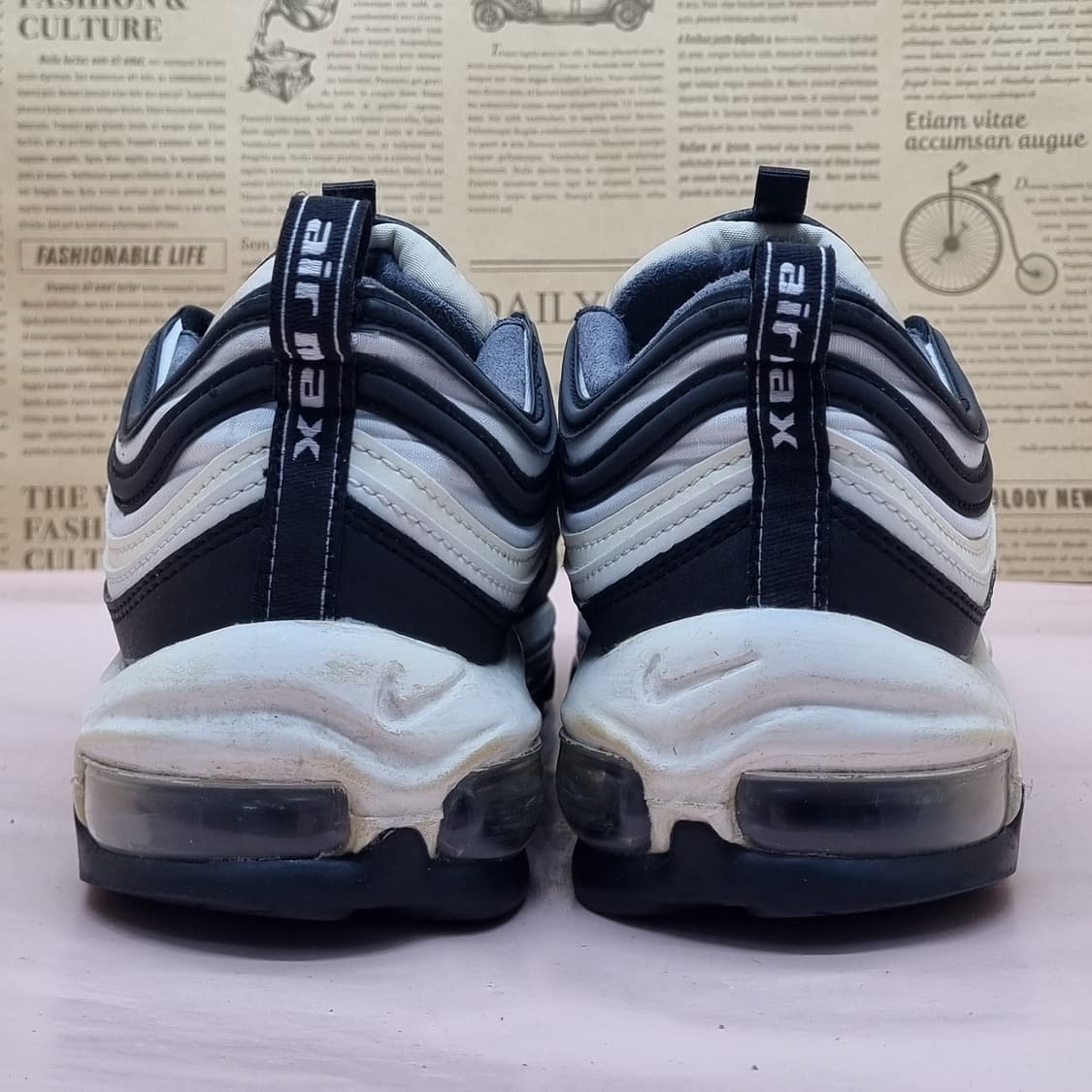 나이키 에어맥스 97 블랙 팬텀 남성 운동화 265 상품이미지4