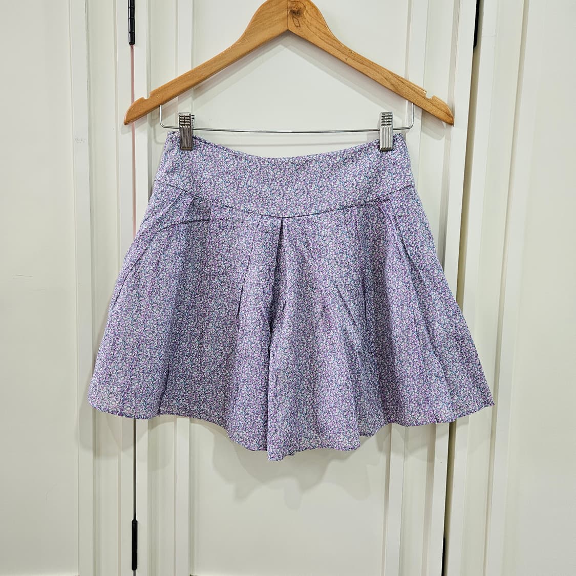 라일락 플라워 큐롯 팬츠 상품이미지4