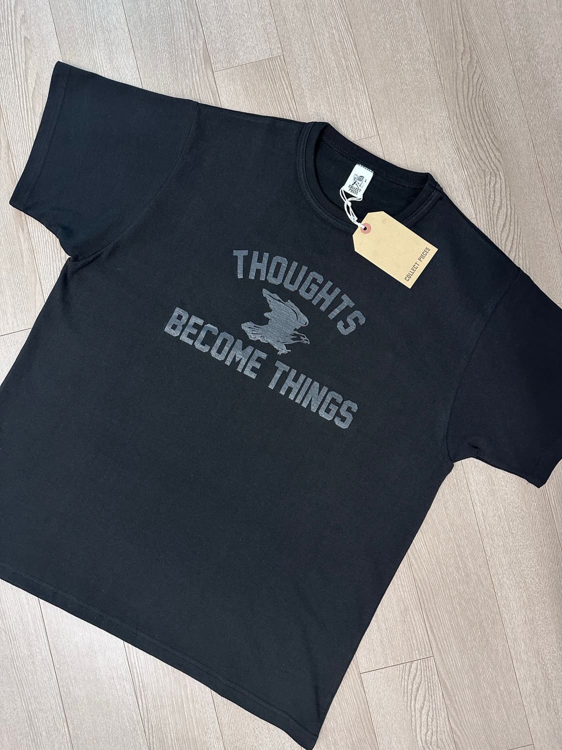 컬렉트피시스 토트 비컴 띵즈 반팔 티셔츠 블랙 L 사이즈 상품이미지1