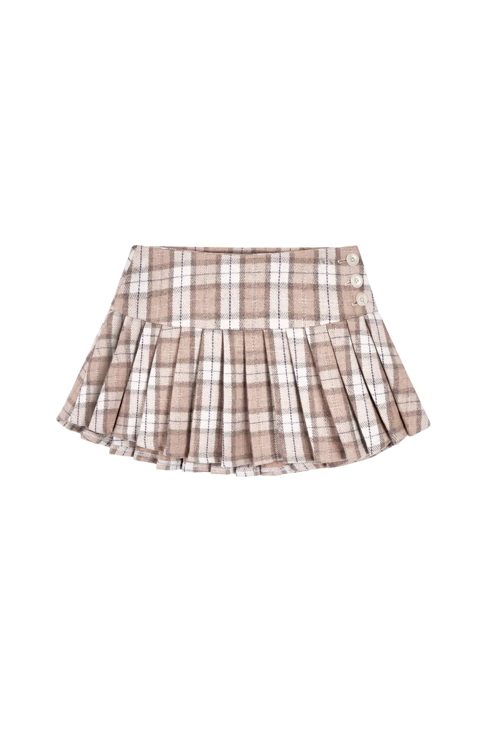 공홈 품절) 클리시어 피치 모카 울 플리츠 스커트 상품이미지2