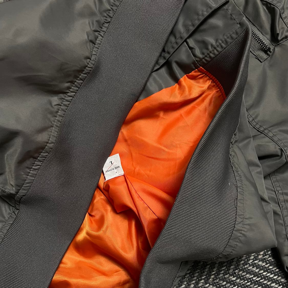 빈티지 나일론 블루종 MA-1 항공 점퍼y 5406 상품이미지6