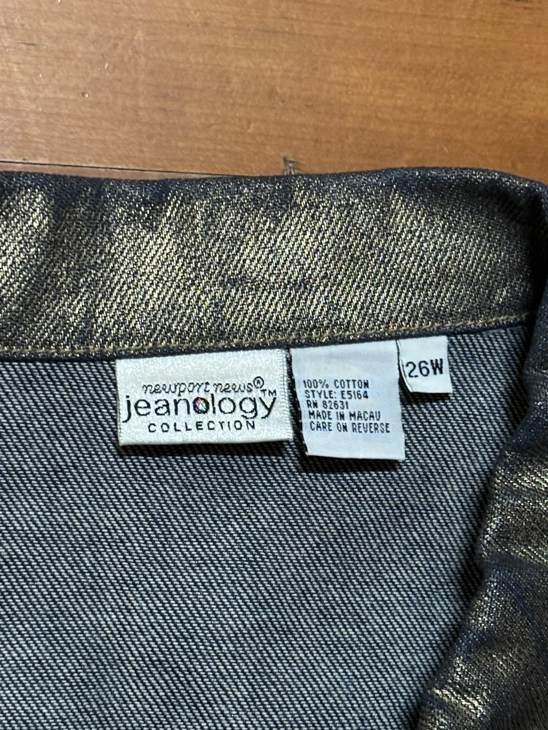 vintage newport news cotton denim jacket 상품이미지2