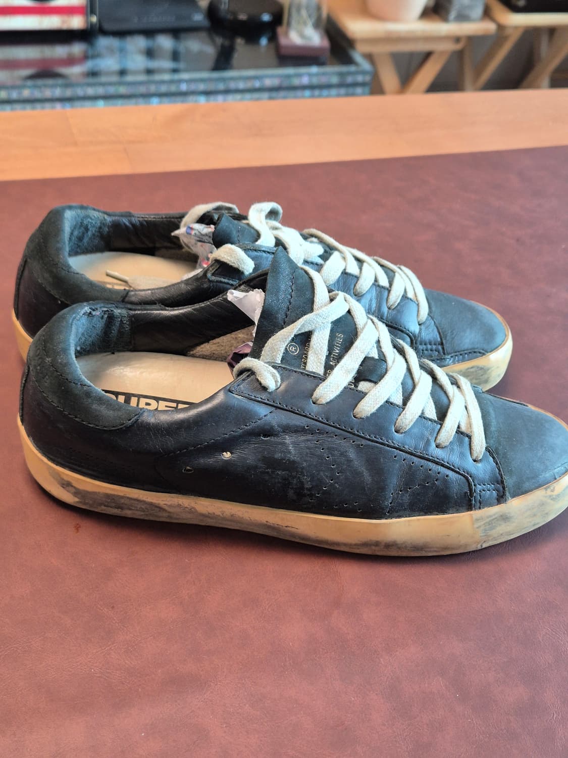 235-240(37) 정품 골든구스 올블랙  상품이미지3