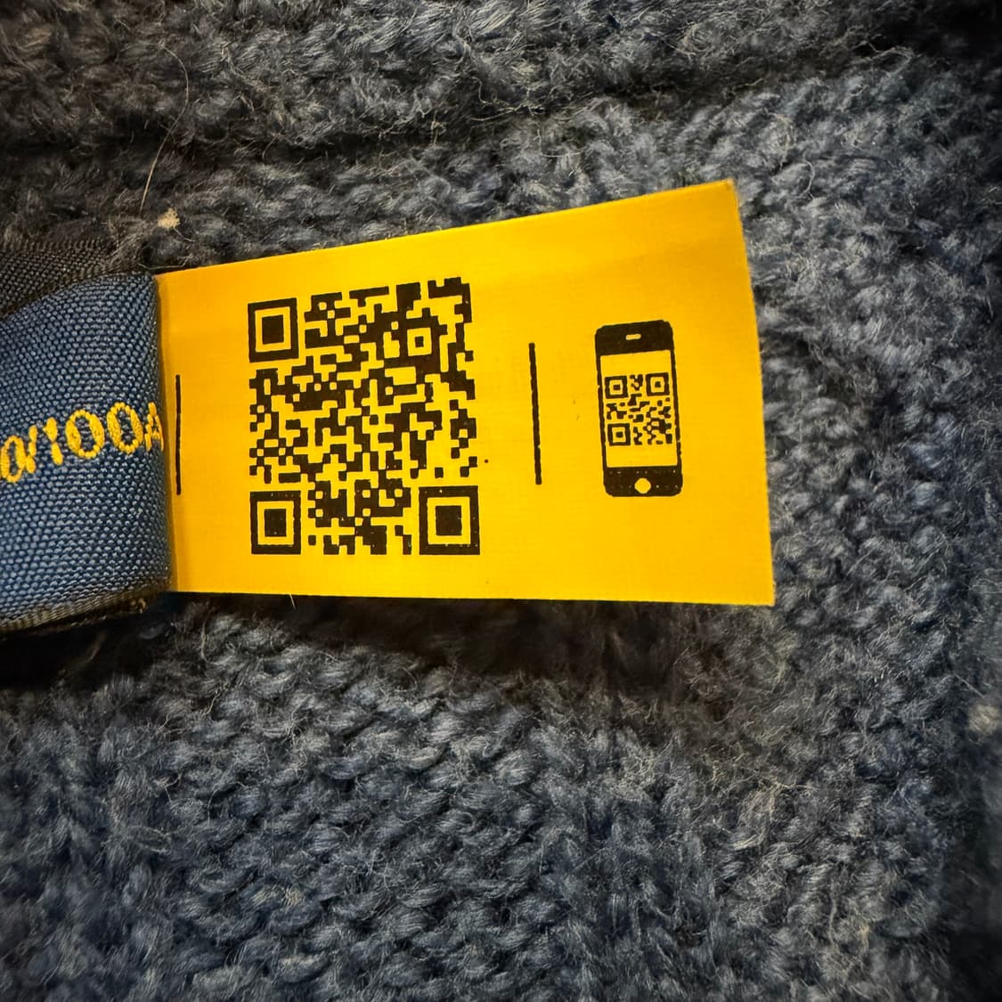 폴로 랄프로렌 다크네이비 케이블 하프집업 니트 상품이미지5