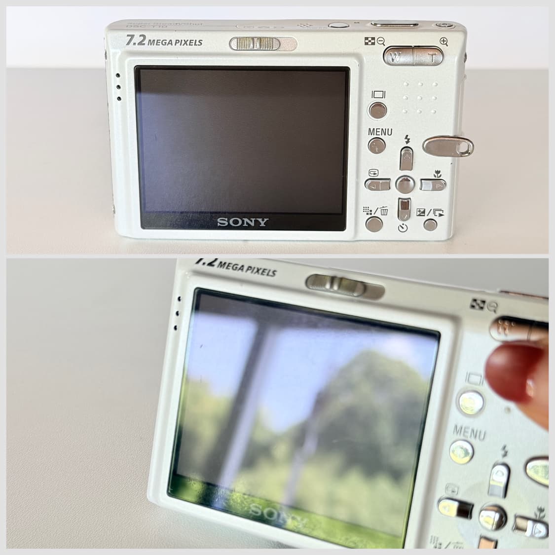 🤍 소니 사이버샷 dsc-t10 펄 화이트 🤍 상품이미지5