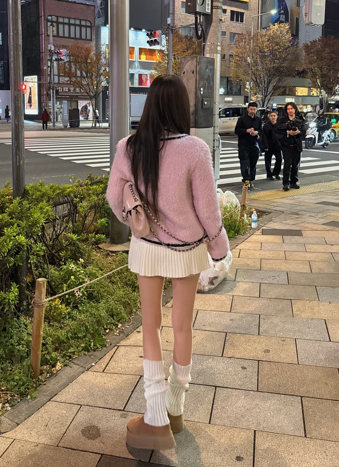 카인다미 올 트위드 누빔 패딩 자켓 상품이미지3