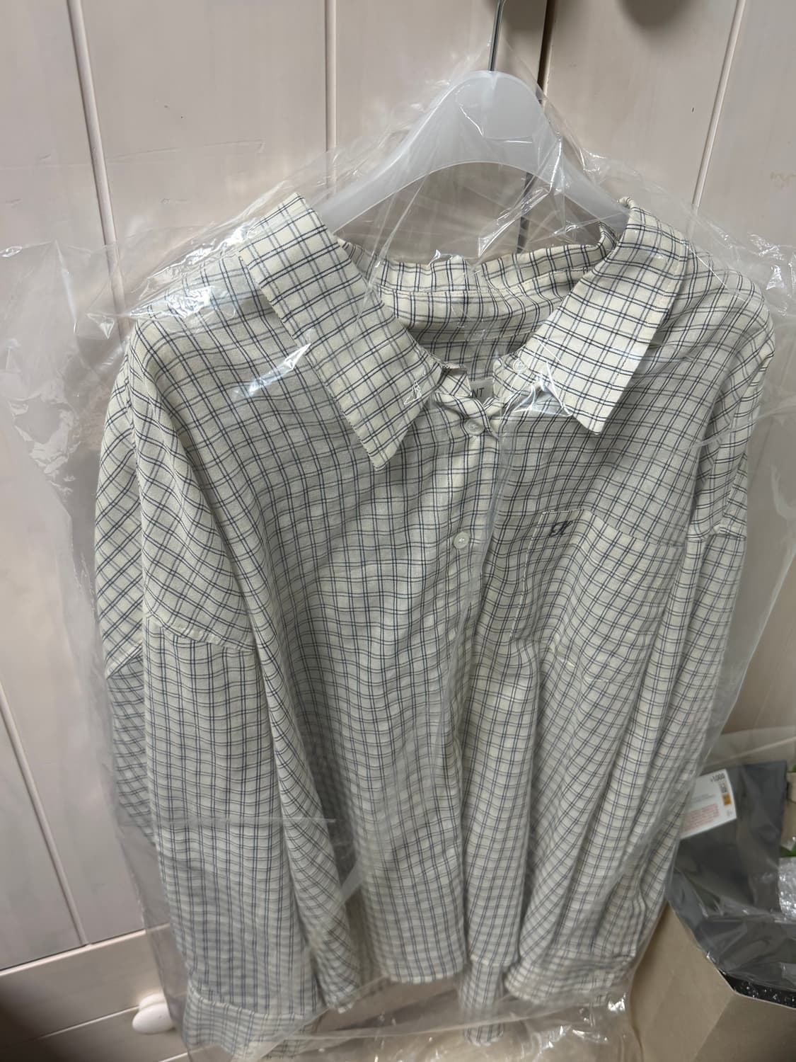 (1회착용) 헤더먼트 geek check shirts 셔츠 상품이미지7
