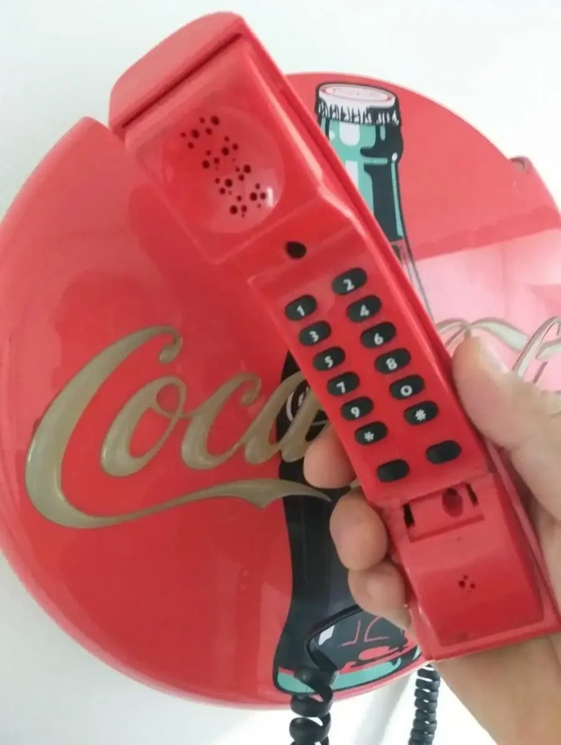 빈티지 코카콜라 벽걸이 수화기 전화기 미국 골동품 상품이미지3