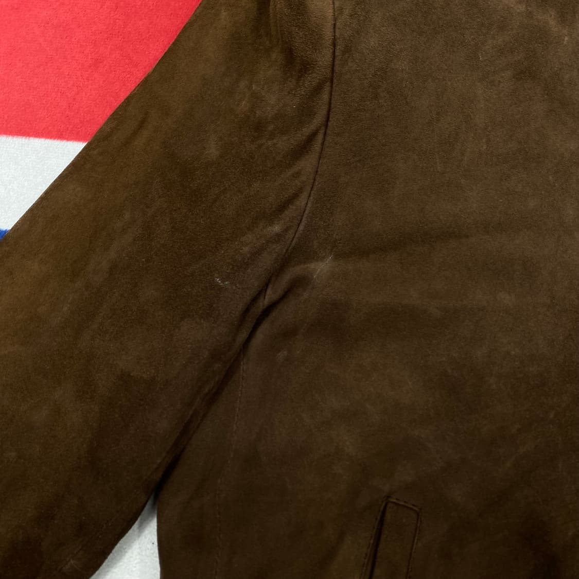 빈티지 양가죽 스웨이드 자켓 50 실측 L  상품이미지5