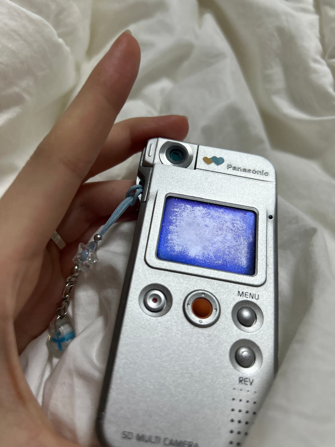 수지 캠코더 빈티지 디카 파나소닉 디스냅 SV-AS10 실버 상품이미지3