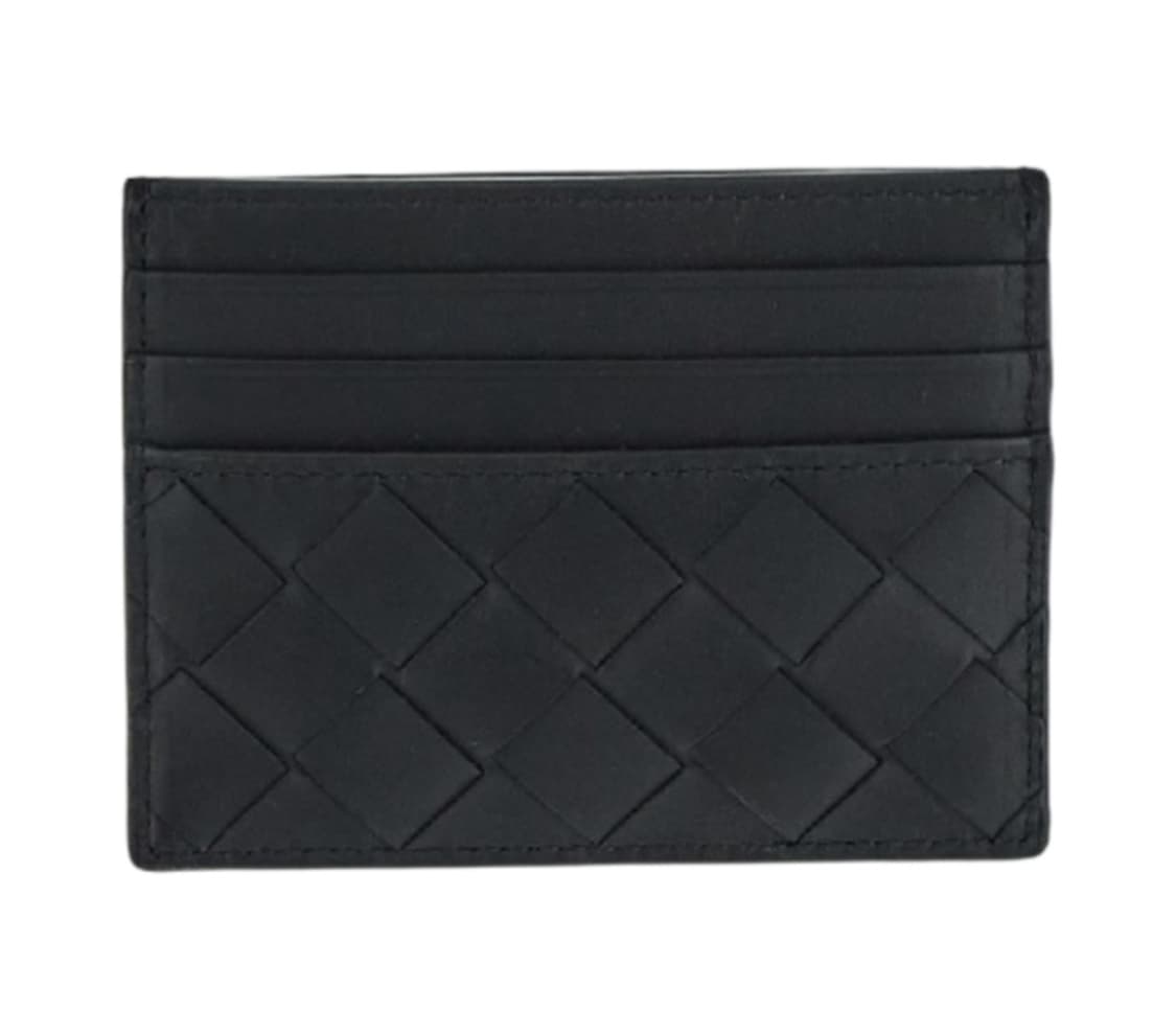 보테가 베네타 인트레치아토 크레딧 카드 케이스 블랙 [새상품] 상품이미지1