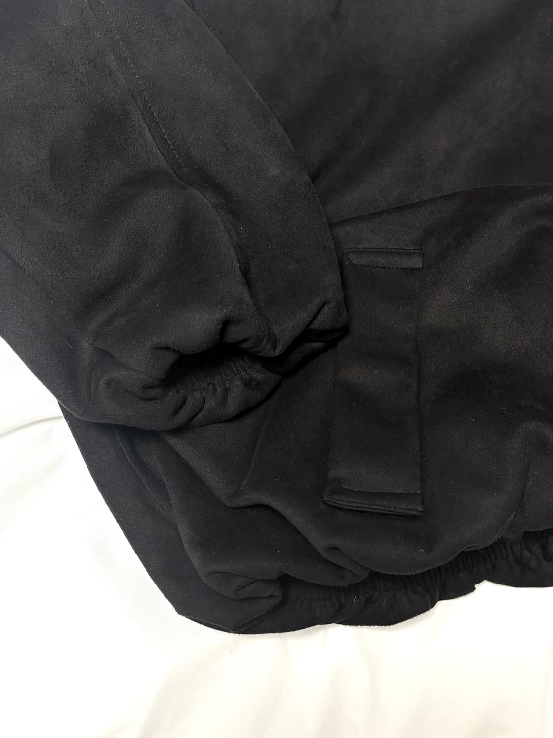 zara 페이크 스웨이드 크롭 점퍼 🖤 상품이미지1