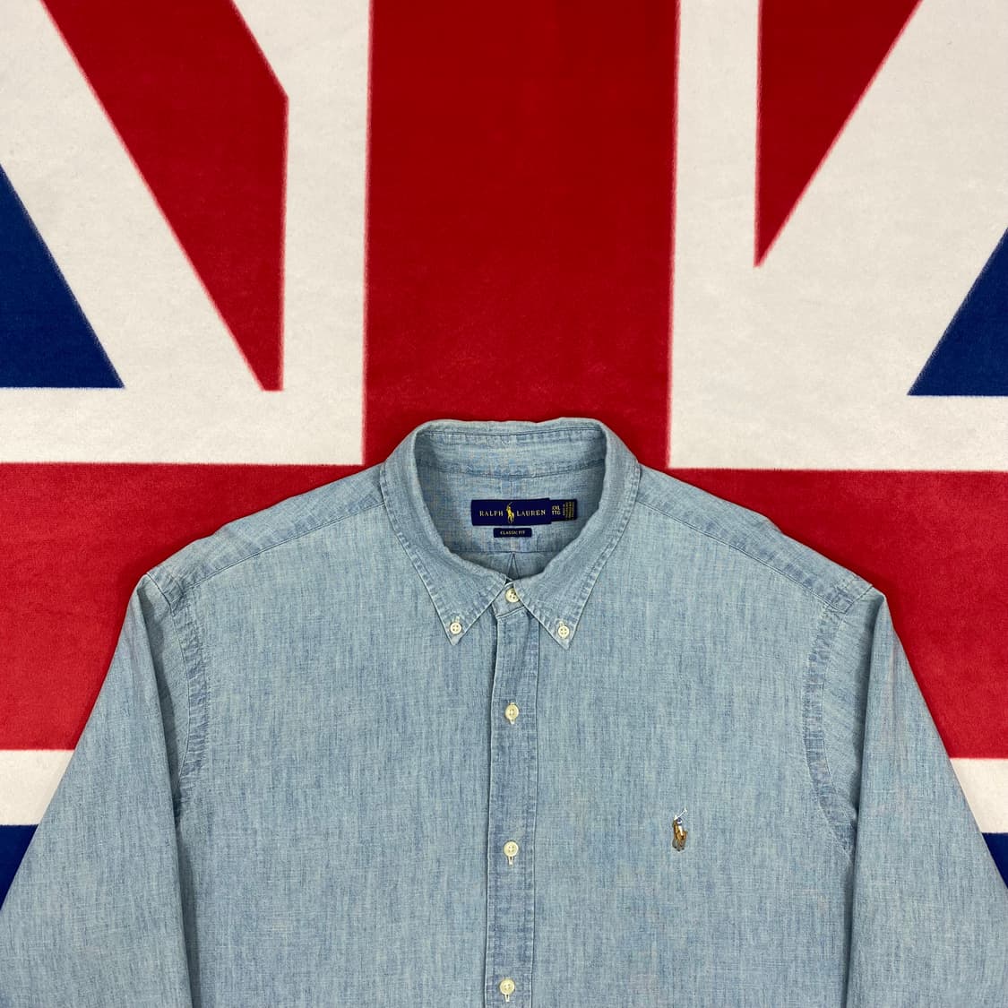 폴로 데님셔츠 XXL 상품이미지3