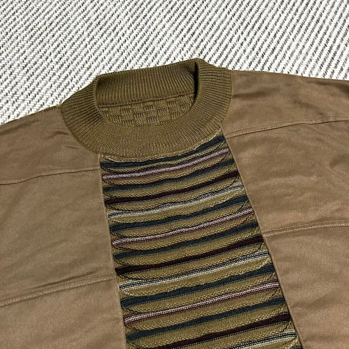 [L] JPN 빈티지 패턴 라운드 니트 상품이미지5