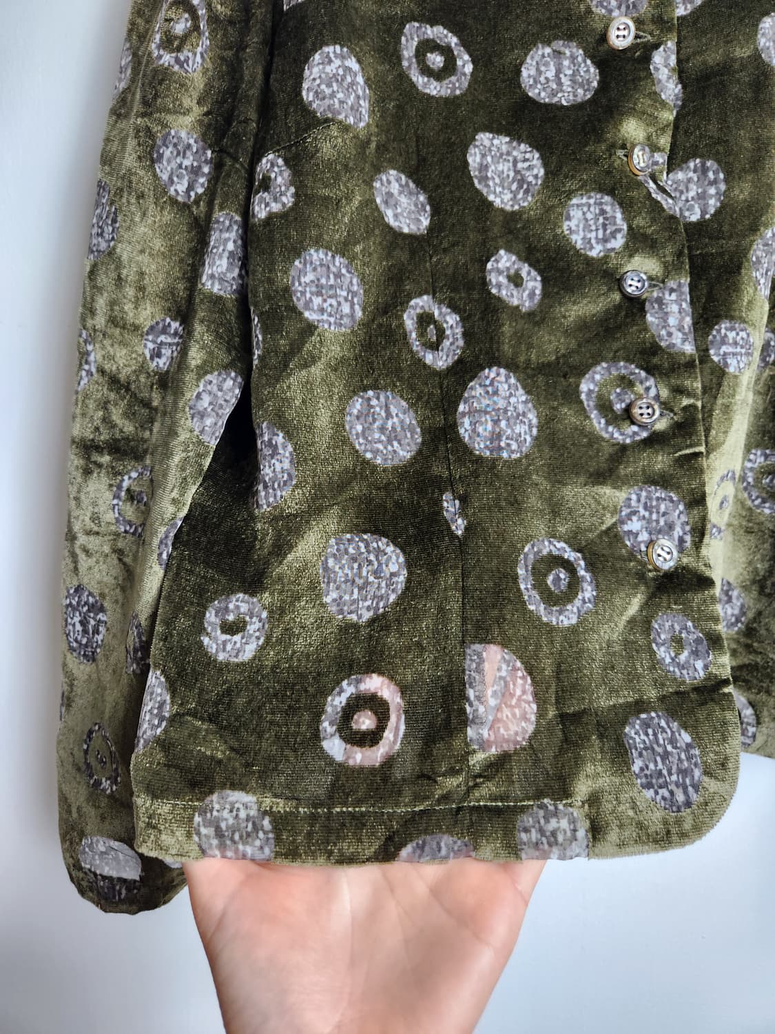 벨벳 도트 블라우스 상품이미지8