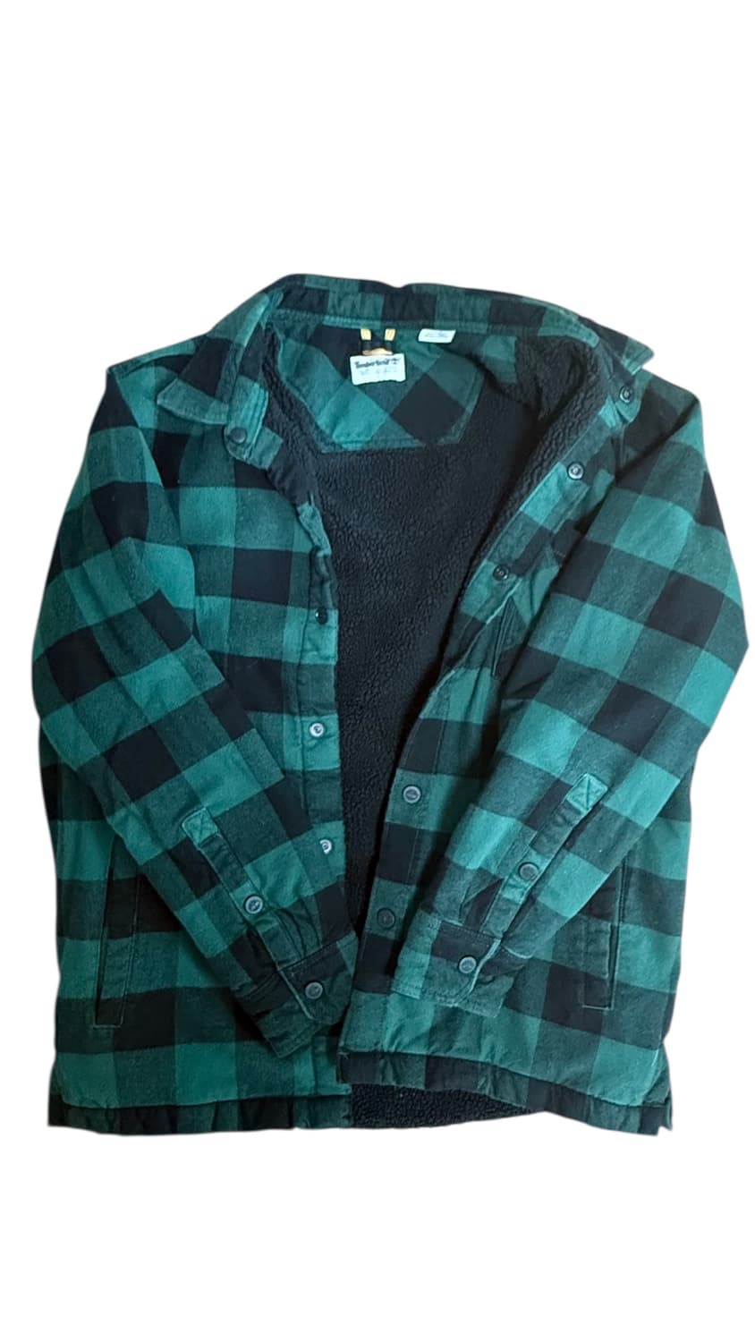 팀버랜드 타탄체크 쉐르파 자켓 상품이미지2