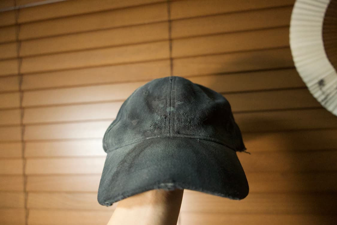 [L] 딩윤장 Dingyun Zhang 디스트로이드 모자 상품이미지2