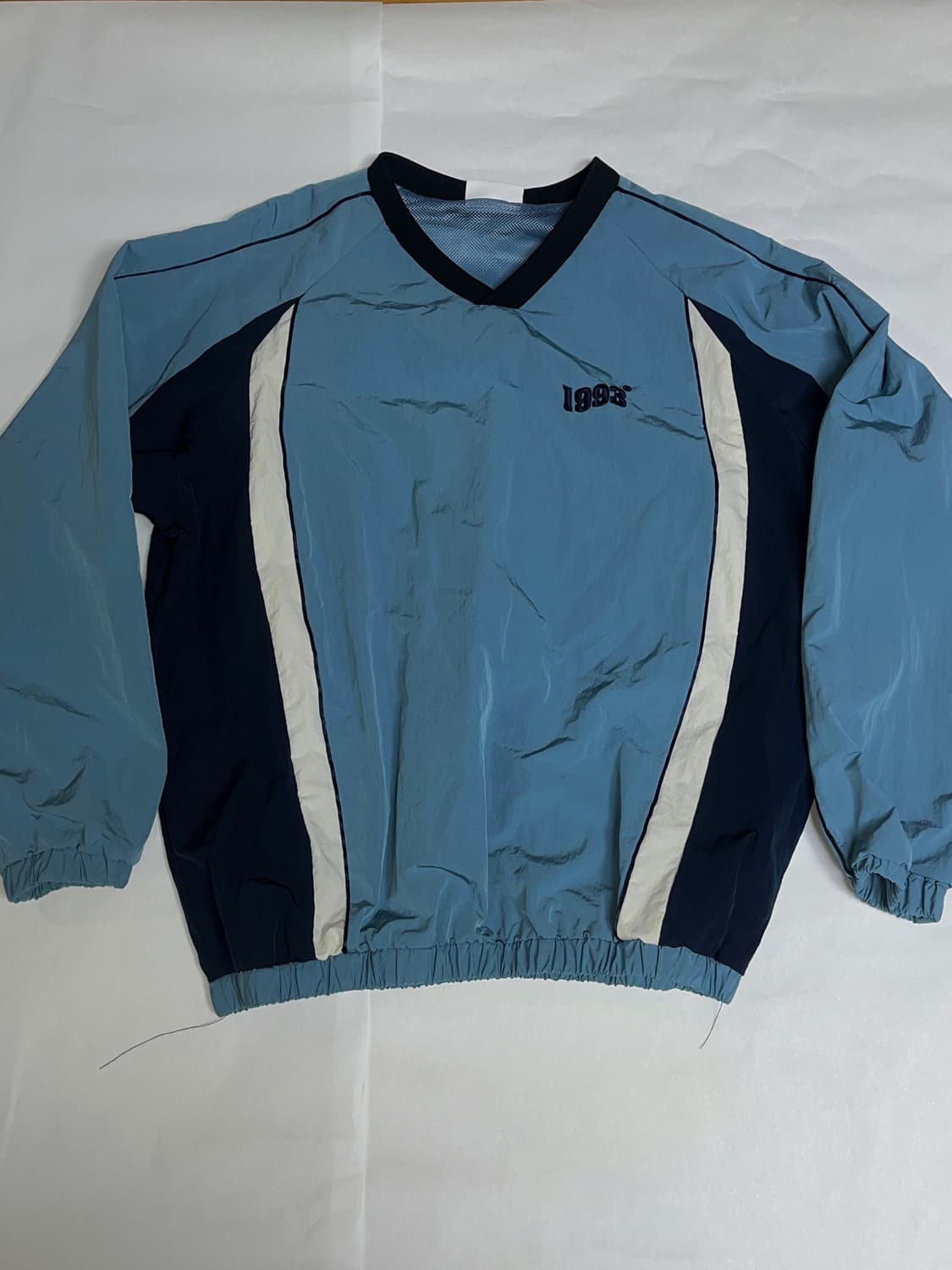 1993 빈티지 파이핑 윈드브레이커(Blue) 상품이미지1