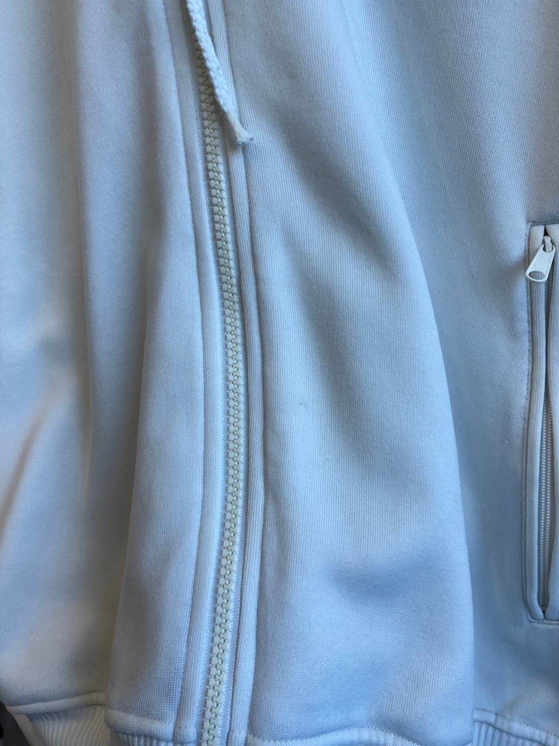 아디다스 파이어버드 화이트 후드집업 L 상품이미지4