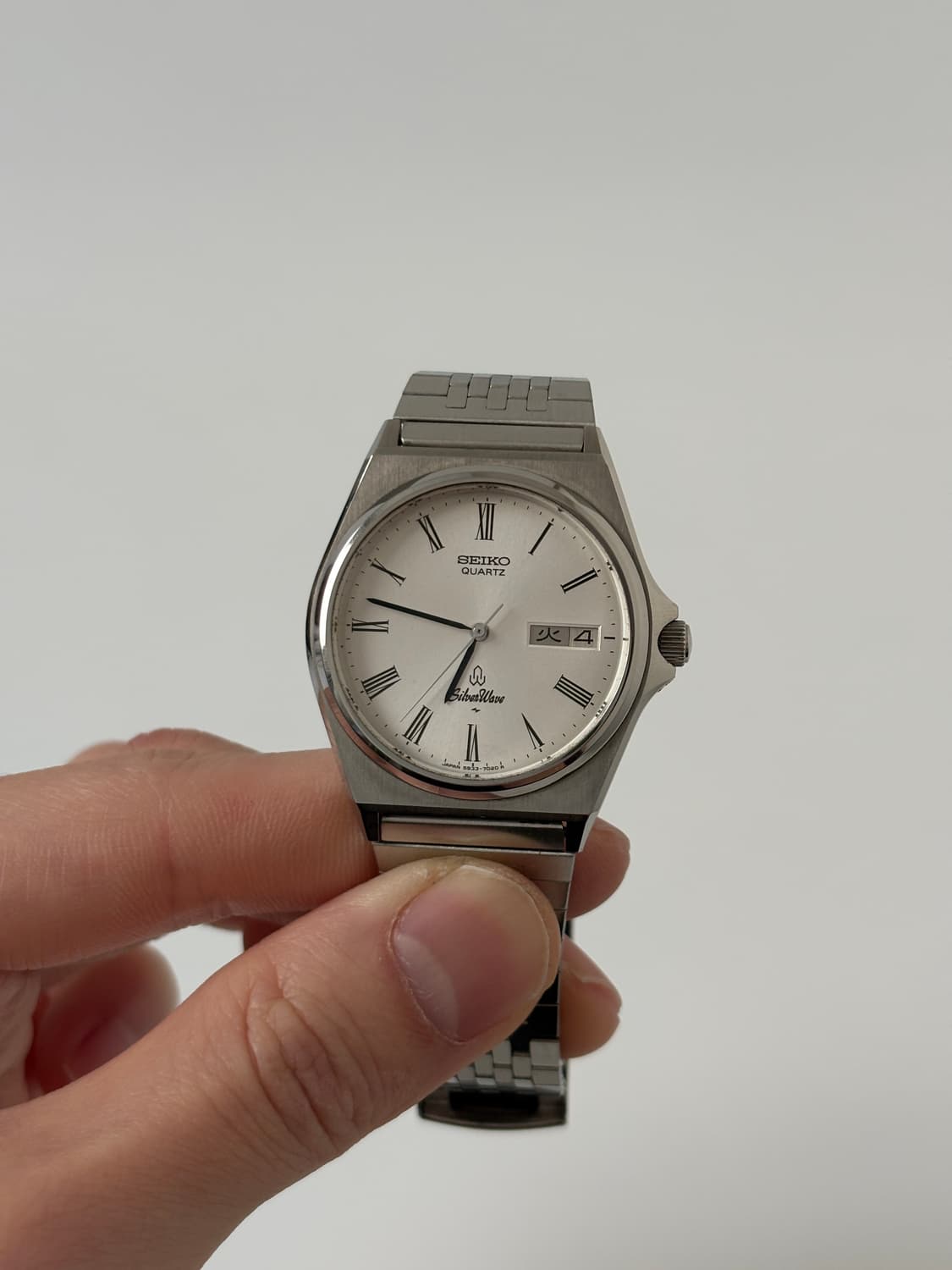 1980s Silverwave Roman Silver Quartz 상품이미지3