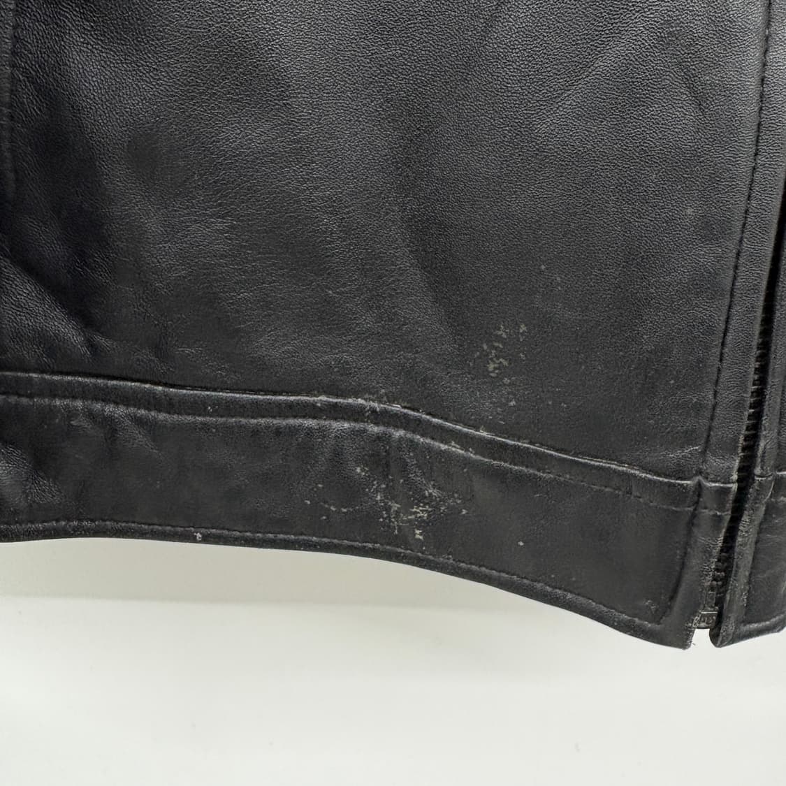 빈티지 블랙 양가죽 자켓 남성 L 상품이미지4