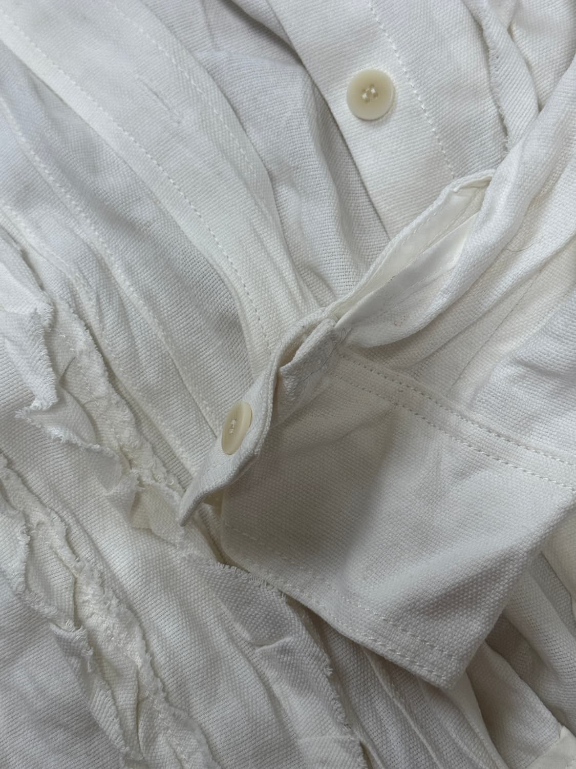 오픈와이와이 openyy 크링클러플셔츠 화이트 상품이미지9