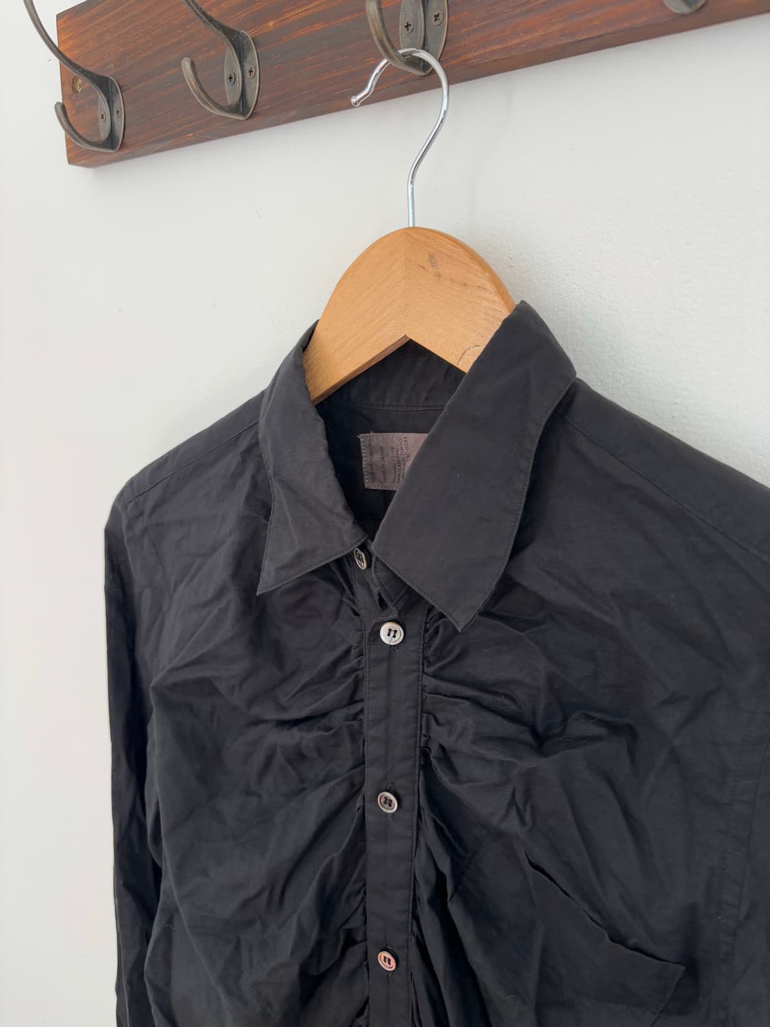 노조미 이시구로 언발란스 롱셔츠 원피스 상품이미지5