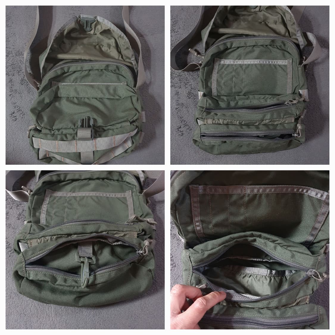 그레고리 밀리터리 크로스백 슬링백 상품이미지4