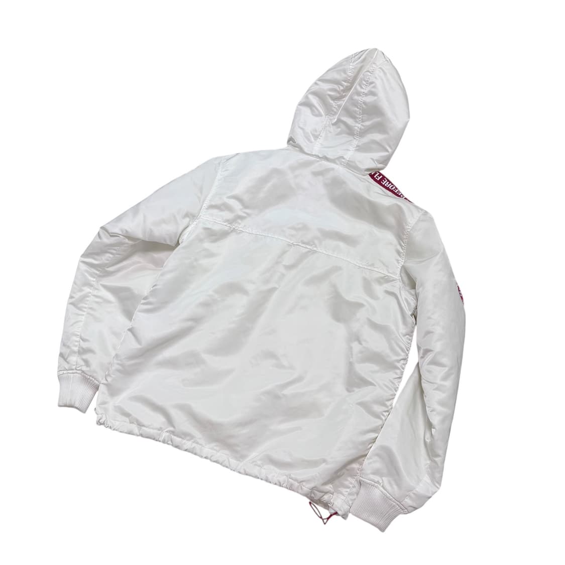 알파인더스트리 화이트 MA-1 아노락 후드 상품이미지3