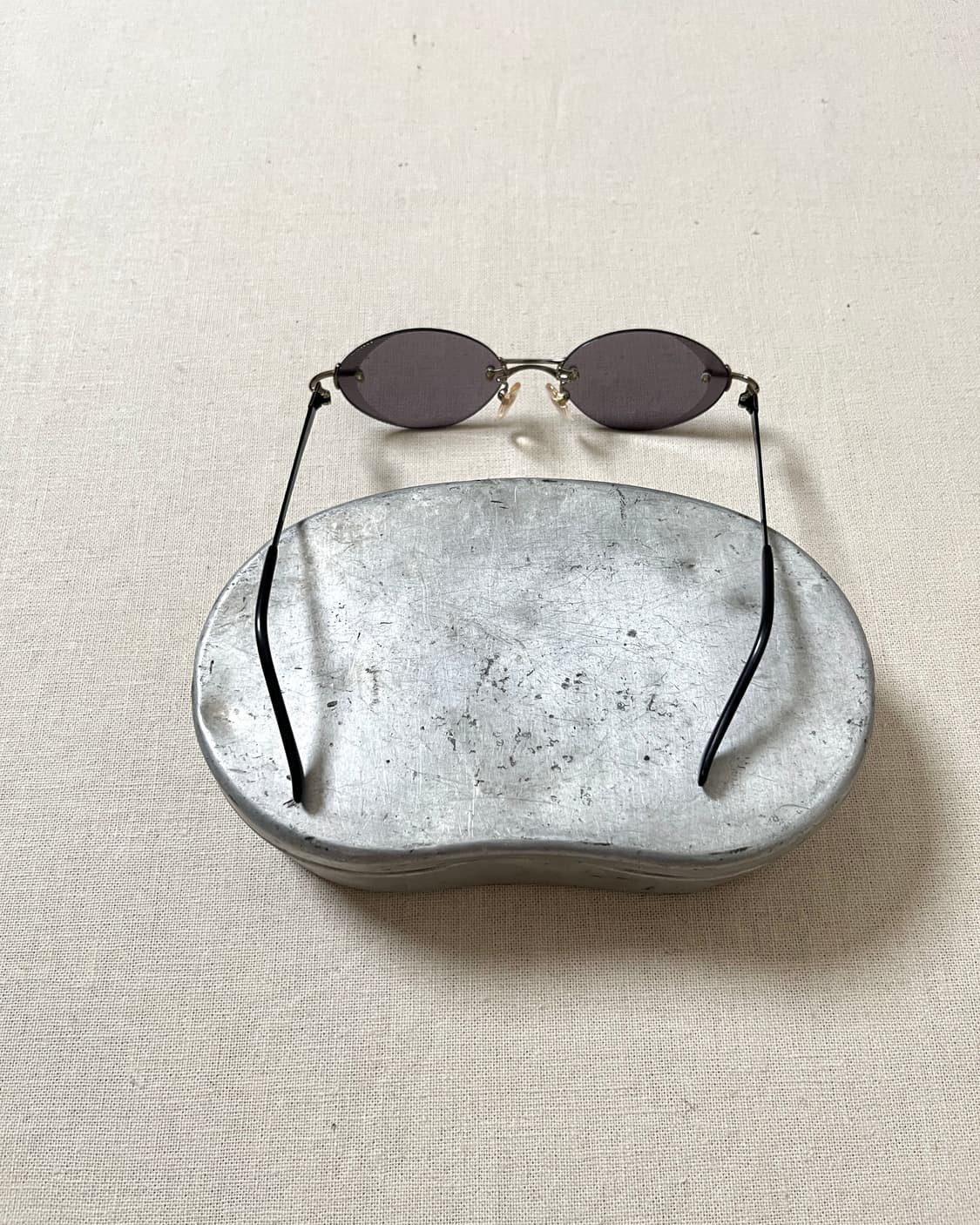 빈티지 지방시 무테 선글라스 givenchy oval sunglasses 상품이미지3