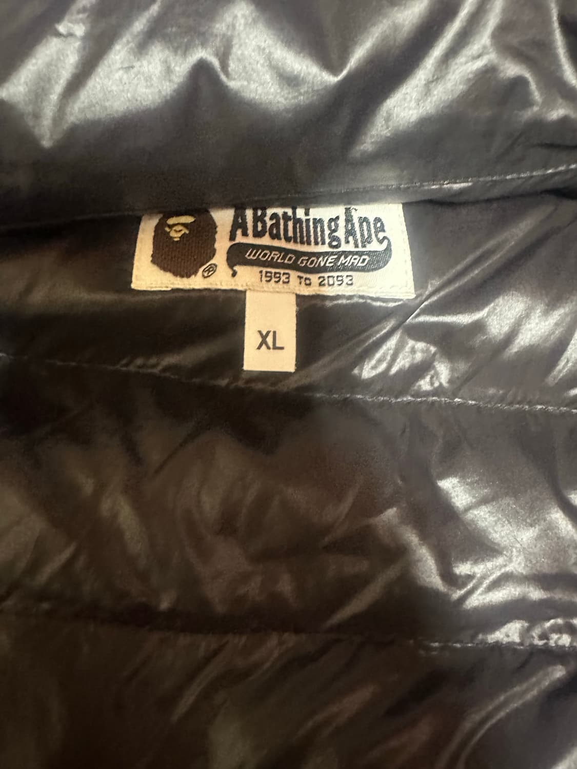 베이프 Bape 경량패딩 xl 상품이미지5