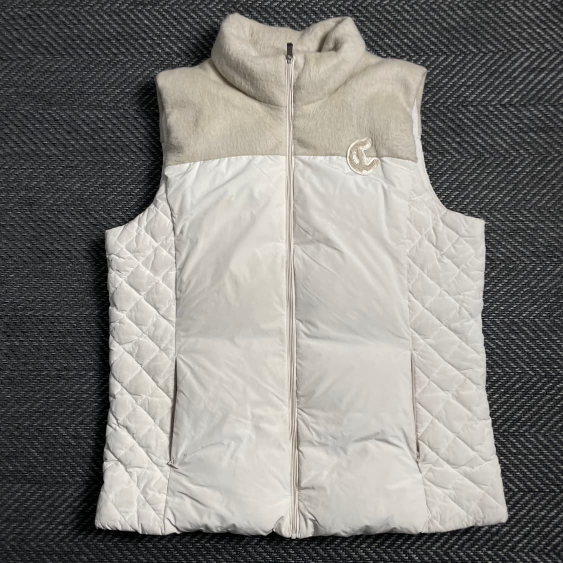 캘러웨이 우먼스 아이보리 덕 다운 베스트 y 4021 상품이미지2