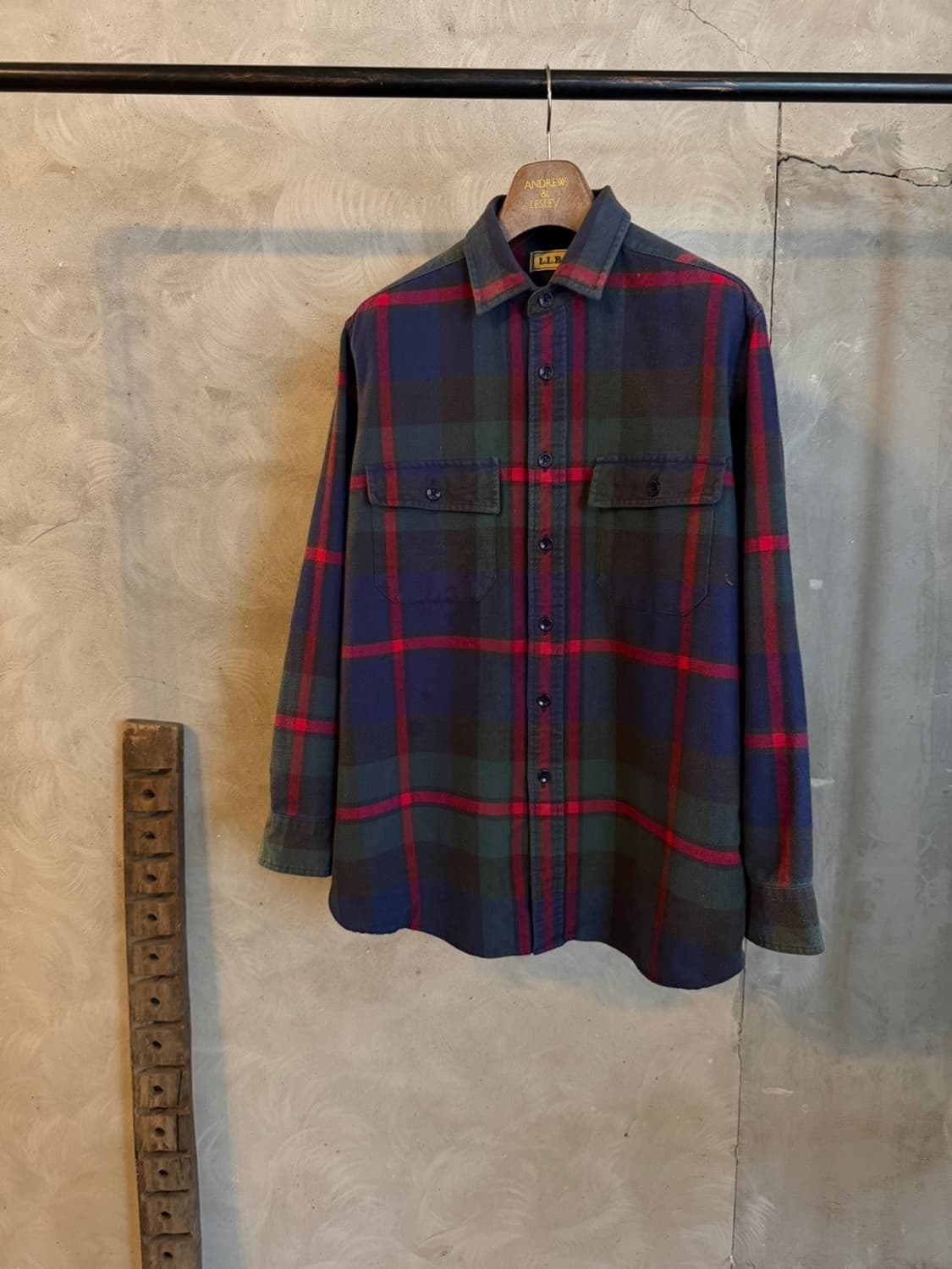 엘엘빈 플란넬 셔츠 100 상품이미지1