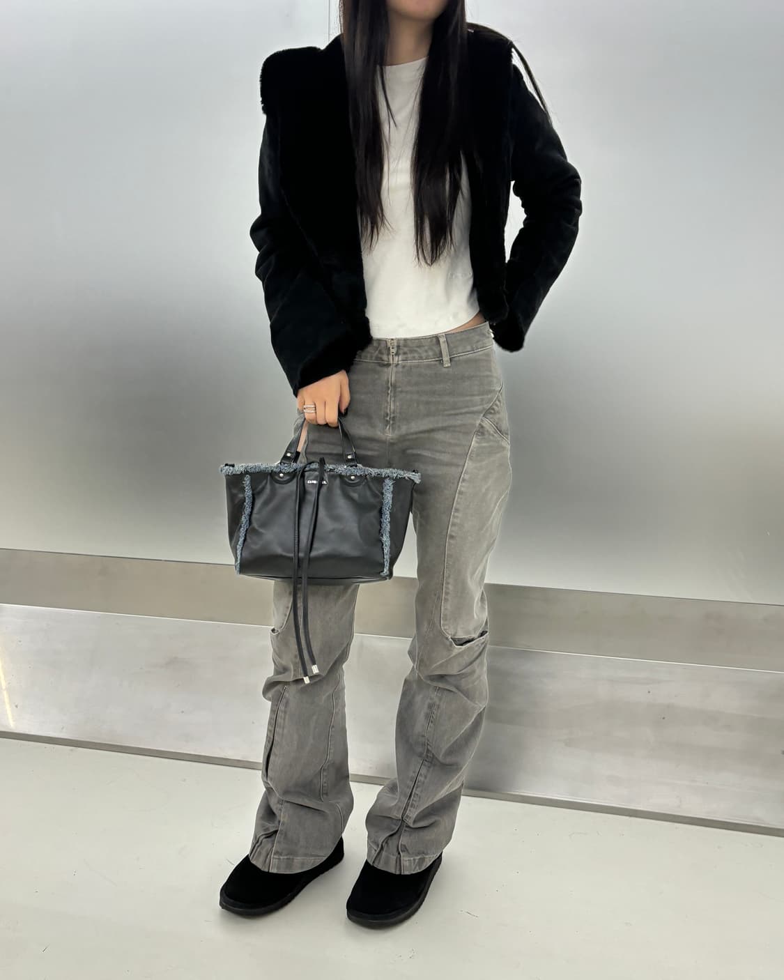 Diesel denim 2way bag 상품이미지6