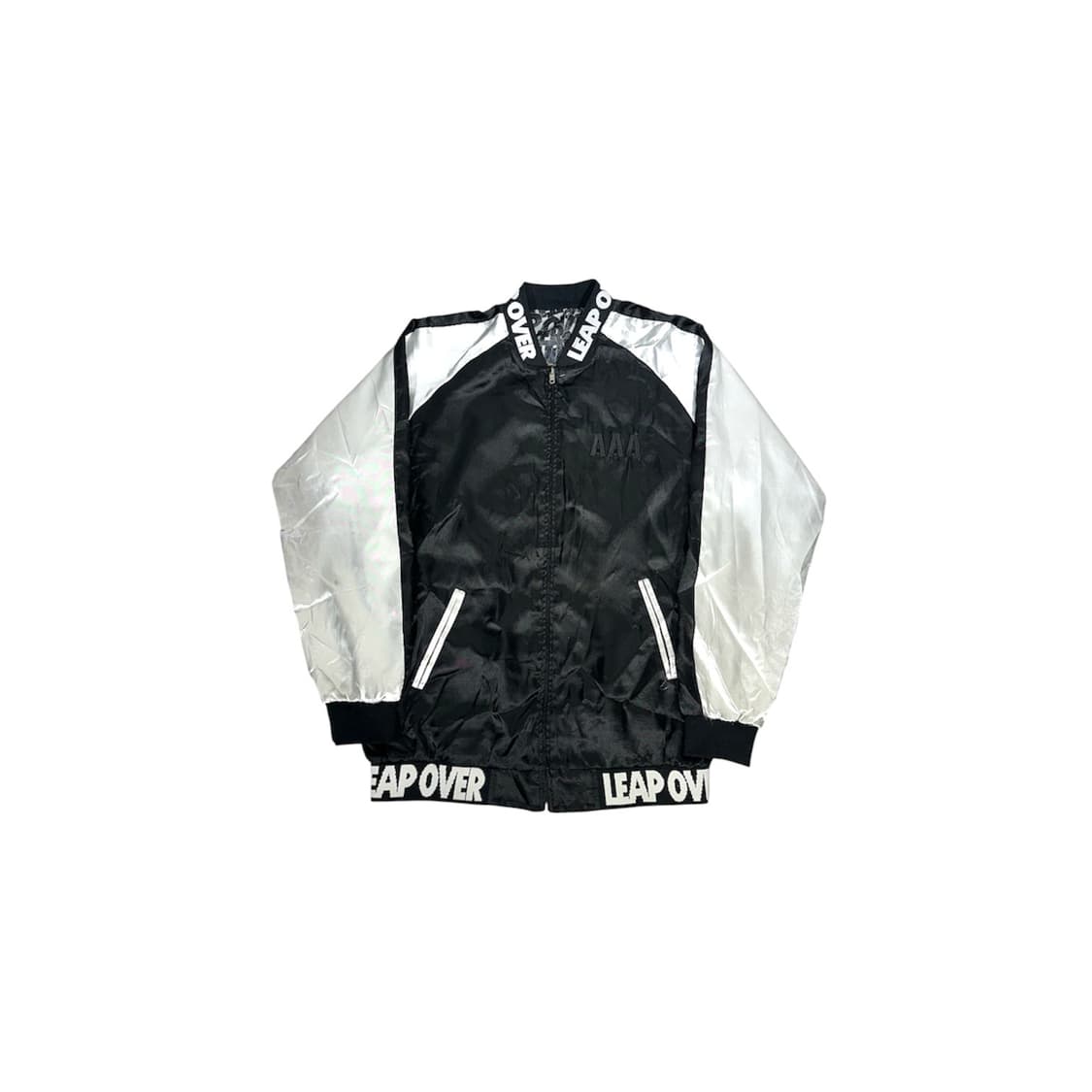 일본 빈티지 AAA 2016 블랙 화이트 아레나 투어 바시티 스카잔 자켓 상품이미지5